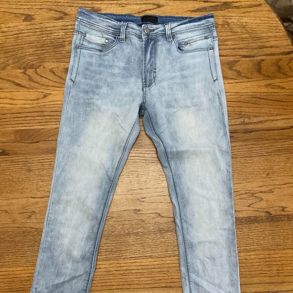 Light Blue, Acid Wash Steve's Jeans - Picture 1 of 3